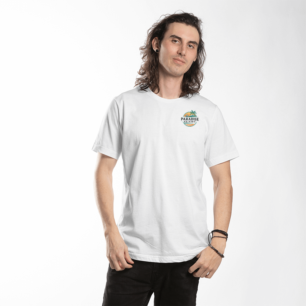 Paradise Elixirs Premium T-Shirt – Bella + Canvas 3001, Soft Airlume Cotton Tee