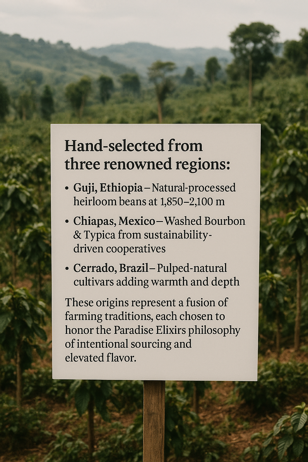 Paradise Elixirs High Lakes Light Roast – Bright Citrus & Fruit Blend Coffee 12OZ Bag